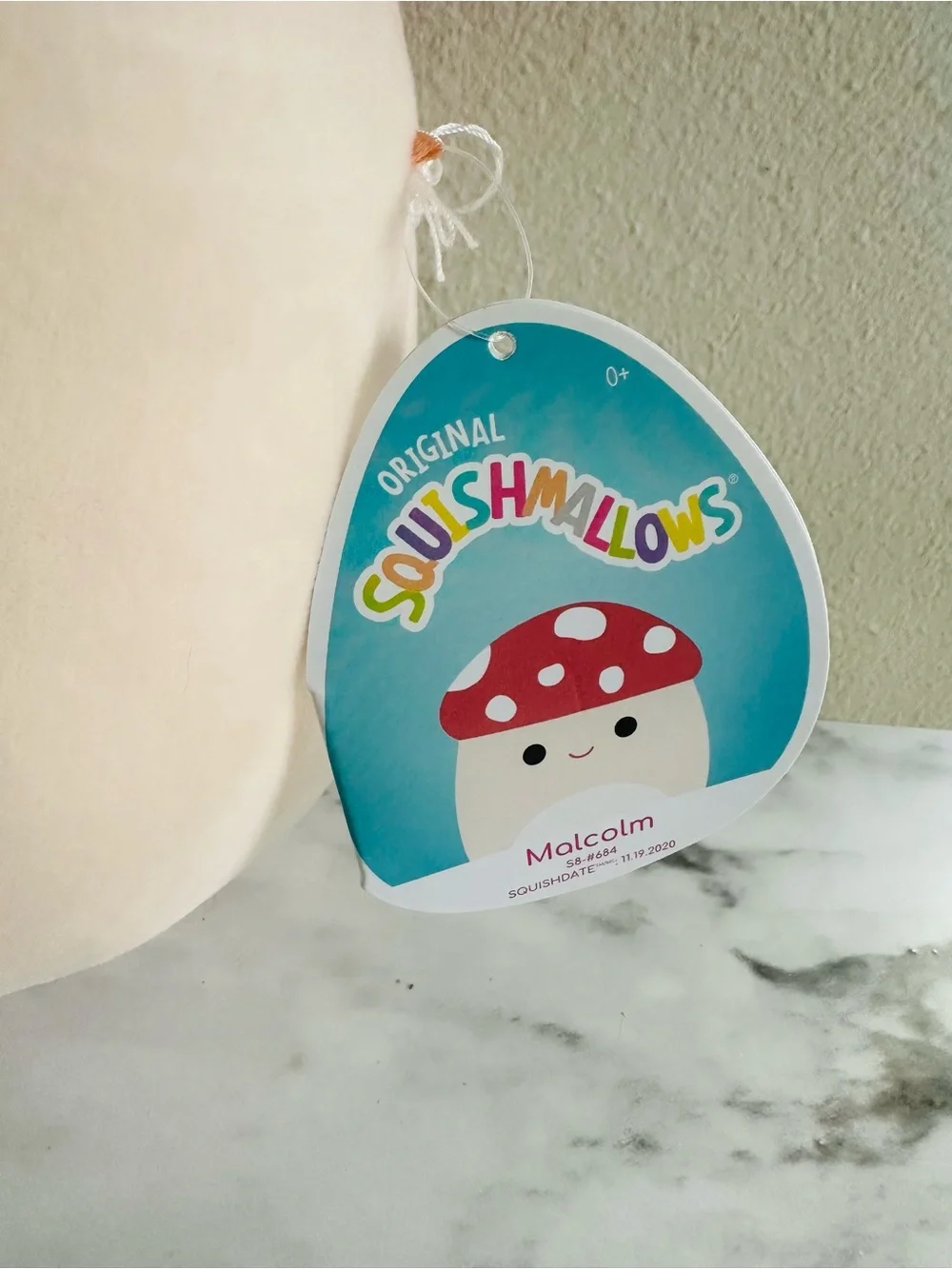 Squishmallows Malcom Mushroom Plush with Hang Tag | Super Soft Collectible